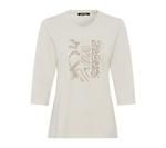 Футболка с декоративным принтом Olsen, Caffe latte - фото 2