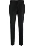 AMI Paris tapered wool trousers, серый - фото