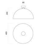 Потолочный светильник Lumicom антрацит, 40/40/20 см - фото 7