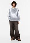 Топ PULL&BEAR STWD STRIPED, White - фото 2