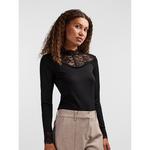 Блузка Yas Blace, черный - фото