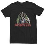 Мужская футболка Universal Studios Monsters Group Licensed Character, черный - фото