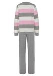 Пижама Vivance, экрю/серый/розовый - фото 3