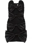 Платье мини с бантом Nina Ricci, черный - фото