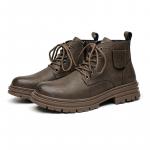 Мужские ботинки Cahhrrn X Martin Boot Men Beige Zonejoy - фото 7