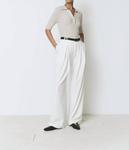 Брюки-драпы белого цвета Sophie Rue - фото 3