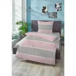 Постельное белье Biberna, (1 шт.), цвет rosa-grau - фото 2