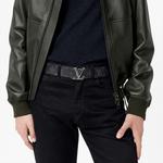 Ремень Lv Line реверсивный Monogram Eclipse 40MM LOUIS VUITTON, черный/зеленый - фото 6