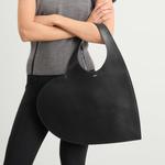 Сумка с двойным сердцем Coperni, черный - фото 7