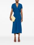 Платье миди от Victoria Beckham Cady, синий - фото 2