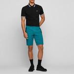 Футболка поло мужская черная HUGO BOSS - фото 4