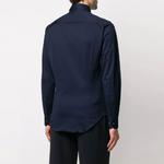 GIORGIO ARMANI Мужская синяя рубашка - фото 5