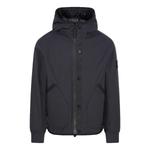 Куртка waffen patch shell r hooded jacket 'black' Stone Island, черный - фото
