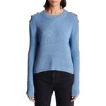 Свитер с логотипом Signature BALMAIN, белый - фото 10