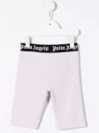 Облегающие шорты с логотипом Palm Angels Kids, розовый - фото 2