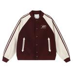 A chock Бейсбольная куртка унисекс, Красный - фото 4