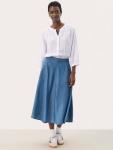 Юбка А-силуэта Pernille Part Two, Medium Blue - фото 3