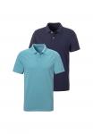 Поло john devin 2 PACK, Türkis Navy/Blue - фото 4