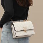 VINEY Кожаная сумка через плечо, Ecru - фото 9