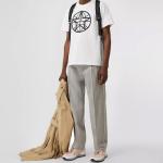 Футболка мужская белая Burberry, белый - фото 4