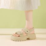 Женские сандалии на одной бляшке JOSINY, экрю - фото 6