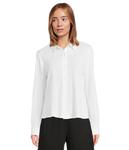 Рубашка Eileen Fisher Classic Collar Shirt, White 8 - фото