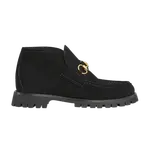 Ботинки Gucci Wmns Horsebit Ankle Boot 'Black', черный - фото