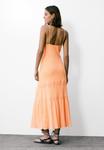 Платье PULL&BEAR Maxi dress, Orange - фото 2