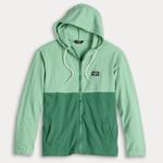 Мужская легкая худи на молнии с капюшоном Billabong, зеленый - фото