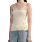 Jacquemus Женские майки Ecru - фото 4