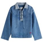 Футболка регби Скарлетт Damson Madder, синий - фото