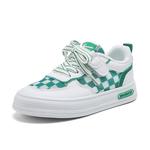 Детские скейтбординговые кроссовки Kids WARRIOR, бело-зеленые - фото 3