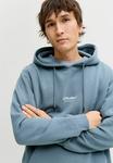 Худи Jack & Jones JJESOHO HOOD, Blue Mirage/Light Blue - фото 4