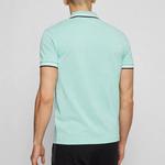 Футболка поло мужская зеленая HUGO BOSS - фото 4