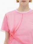 Мини-платье из хлопка MSGM, розовый - фото 5