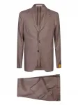 Льняной костюм Tagliatore, коричневый - фото