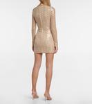 Мини-платье с пайетками Missoni, Krg008n Mare White And - фото 3