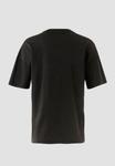 Футболка с принтом LOOSE FIT FRONT QS, черный - фото 3