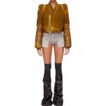 Джинсовые шорты женские Pearl Rick Owens Drkshdw - фото 3