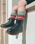 Кожаные ботинки на шнуровке Toddler 1460 Softy T Dr. Martens - фото 3