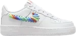 Кроссовки Air Force 1 Low GS 'Rainbow Swoosh', белый - фото