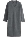 Next Вязаное платье в темно-сером цвете - фото