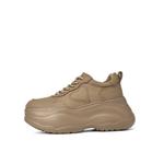 Женские кроссовки на платформе Low-Top Chunky Rosa Bianca, Chocolate - фото