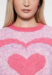Джемпер Pieces PCJESSA O NECK, Pink/Sugar Plum/Cotton Candy/Pink - фото 6
