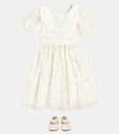 Платье из тюля с вышитыми бантами Patachou, Gold Embroidered - фото 2