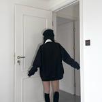 Бейсбольная куртка унисекс ALORGEEK, темно-серый (на флисовой подкладке) - фото 8