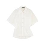 ELLE Рубашка Women's White Lapel Moderate - фото