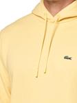 Толстовка Lacoste mens Men's Long Sleeve Solid Pop Over SweaterSweatshirt, Yellow - фото 3
