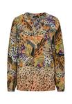 Блуза GOLDNER Blouse, Honey Patterned/Yellow - фото 6