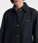 Кокон джинсовая рубашка Givenchy, Dark Blue - фото 4